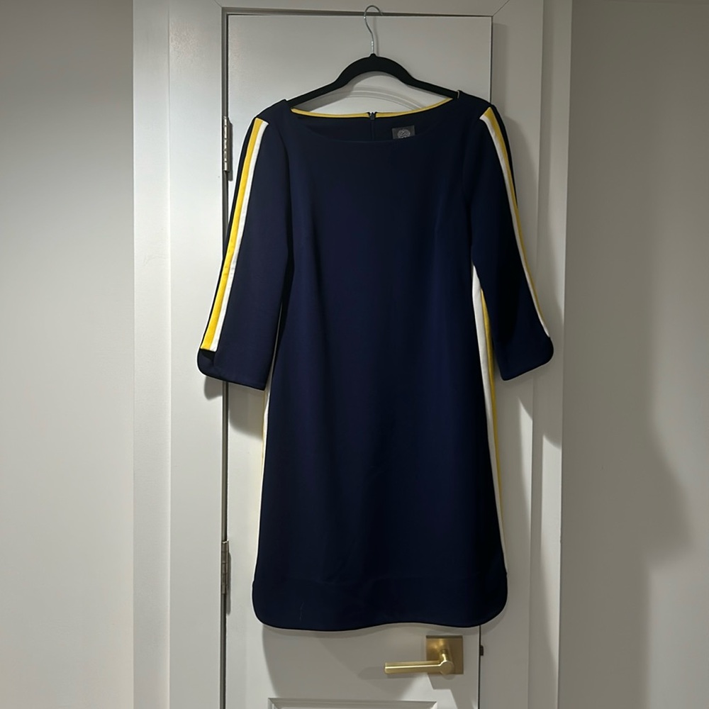Vince camuto navy dress